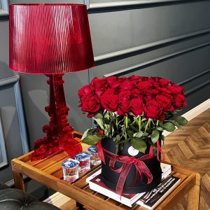 Gül Kutu Aranjmanı 50'li